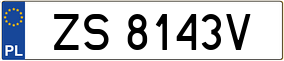 Truck License Plate